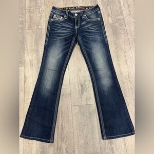 Rock Revival Dark Blue Flare Jeans
